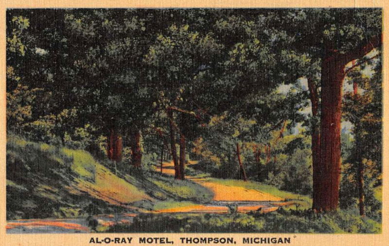 Al-O-Ray Motel - Old Postcard (newer photo)